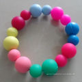 Portable Sports Silicone Bracelets , Fashionable Jewelry Large Hole Round Bead